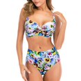 thumbnail image 2 of Ensemble Bikini Rembourré Rehausseur pour Femmes, Maillot de Bain, Tenue de Plage, 2 of 6