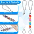 thumbnail image 2 of 30Pcs Beadable Keychain Bars Sliver Bulk Blank Beadable Keychains Cute Metal Keychains Bar DIY Keychain Supplies B, 2 of 6