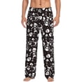 thumbnail image 1 of Balery Skeleton Pantalones de pijama para hombre, pijama ultraligero, pantalón de descanso-X-Large, 1 of 6