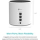 thumbnail image 2 of ROUTER DECO X55-1PACK AX3000 5GHZ: 2402 MBPS (802.11AX,HE160) 2.4GHZ: 574 MBPS (802.11AX) WHOLE HOME MESH WIFI 6, DUAL BAND, 4 STREAMS, 2X2 MU-MIMO OFDMA, COBERTURA HASTA 230 MÂ² EL PAQUETE DE UNA PZA TP-Link DECO X55 (1PACK), 2 of 2