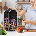 thumbnail image 3 of HELLHERO Colorful Mushrooms Coffee Machine Dust Cover for Home Kitchen Dustproof Lightweight Food Processor Cover, 3 of 6