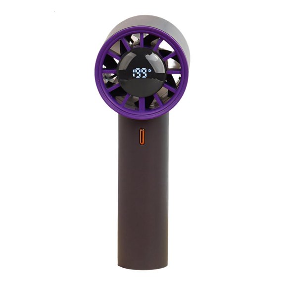 ZELVINN Portable Handheld Fan 10 Speed USB Rechargeable with Digital Display Quiet Cooling for Travel Camping Outdoor