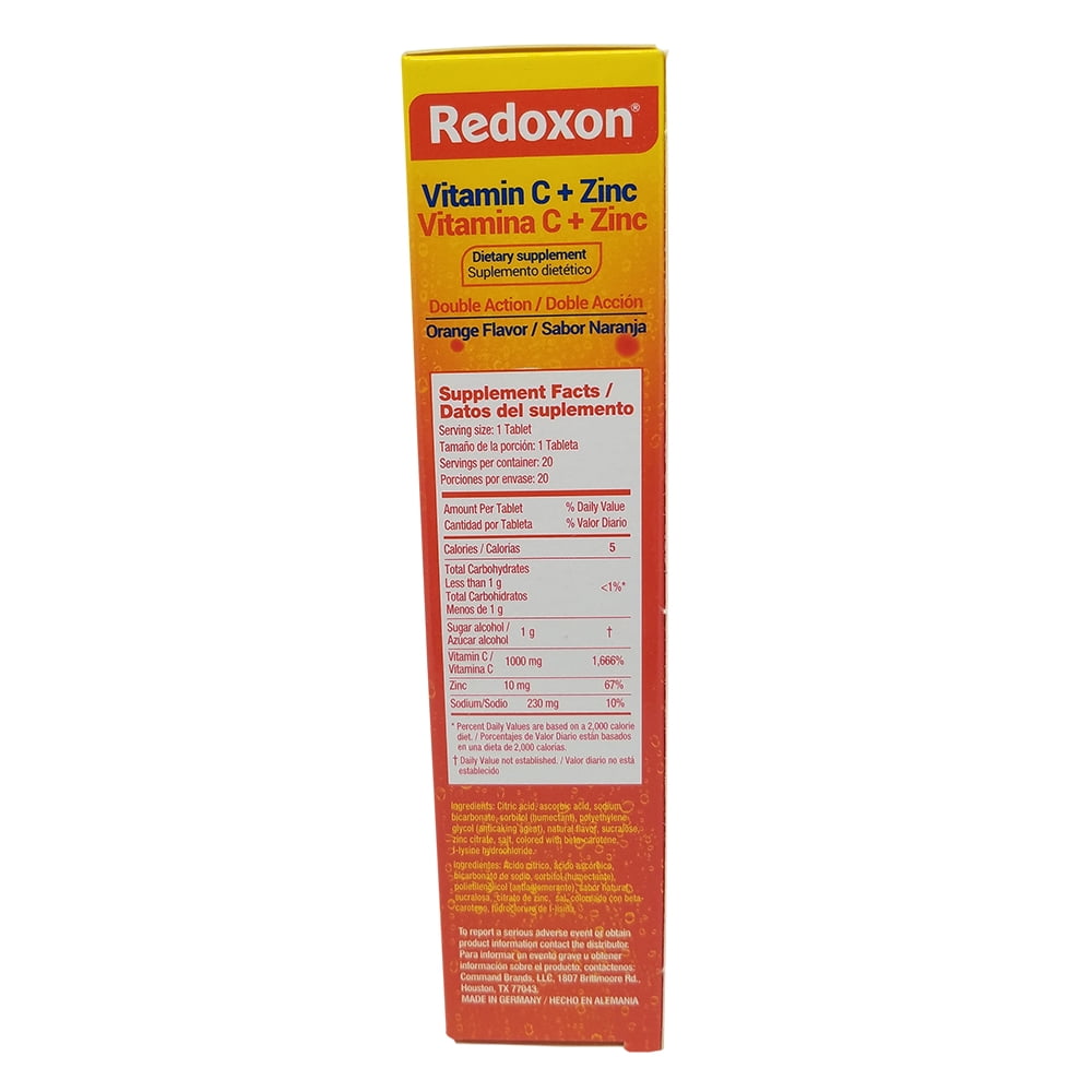 Redoxon Vitamin C With Zinc Effervescent Dietary Supplement Helps Your Immune System Good Against Colds And Flu Orange Flavored Tablets 2 Oz 80 Gr Pack Of 3 Walmart Com Walmart Com Redoxon Vitamin C With Zinc Effervescent Dietary Supplement Helps Your Immune System Good Against Colds And Flu Orange Flavored Tablets 2 Oz 80 Gr Pack Of 3 Walmart Com Walmart Com