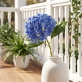 thumbnail image 6 of Artificial Hydrangea White Real Touch Artificial Flowers Artificial Flowers for Outdoors Fake Flowers Artificial Plants for Wedding Home Porch Garden Decor Single Piece, 6 of 6