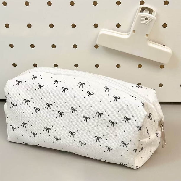 Estuche portátil, organizador de lápices, bolsa de estaciones, capacidad grande, para oficina, estuche de escritorio, estuche de viaje, estuche de metal, estuche ajustable, estuche para