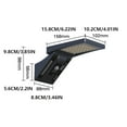 thumbnail image 4 of Advancent ABS PC Luz de pared con energía solar Desmontable Recargable Funciona con IP65 Detección de movimiento a prueba de agua Lámpara de Iluminación y accesorios Blanco 6000K Advancent HA073290-02, 4 of 6
