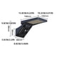 thumbnail image 3 of Inteprter ABS PC Luz de pared con energía solar Desmontable Recargable Funciona con IP65 Detección de movimiento a prueba de agua Lámpara de Iluminación y accesorios Blanco 6000K Inteprter HA073290-02, 3 of 6