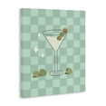 thumbnail image 4 of Stupell Industries Checkered Dirty Martini Food & Beverage Painting Wrapped Canvas Art Print Wall Art, 30 x 40, 4 of 8
