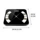 thumbnail image 2 of Báscula de baño digital con aplicación Bluetooth, medición de peso de alta precisión, pantalla LED, capacidad de 180 kg, análisis de composición corporal, seguimiento de la actividad física, diseño, 2 of 3