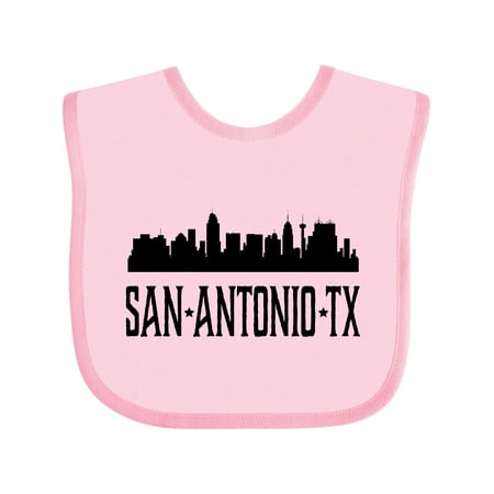 

Inktastic San Antonio Texas City Skyline Gift Baby Boy or Baby Girl Bib