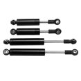 thumbnail image 2 of 2024RC Amortiguadores delanteros y traseros Aleación de aluminio Acero Resorte de alta elasticidad CNC Piezas RC fáciles de reemplazar para Axial 1/18 Negro, 2 of 5