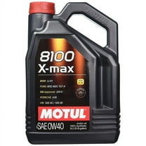 Motul 8100 X-Max High Performance Full Synthetic Motor Oil 0W-40, 5 qt