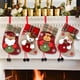 thumbnail image 1 of Juego de 4 medias navideñas personalizadas Foohvr para colgar Papá Noel reno muñeco de nieve chimenea árbol, 1 of 5