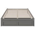 thumbnail image 3 of AFI Colorado 14" Queen Wood Platform Bed Frame with Foot Drawer Storage, Grey, 3 of 6