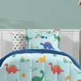 thumbnail image 4 of Dream Factory Sweet Dino Full Bed in a Bag Blue, Microfiber, 100% Polyester Fill, Male, Child, 4 of 7