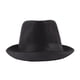thumbnail image 5 of AYYUFE Sombrero Fedora de Fieltro de Ala Ancha, Gorra Panamá, Sombrero Canotier para el Sol en la Playa de Verano, 5 of 7