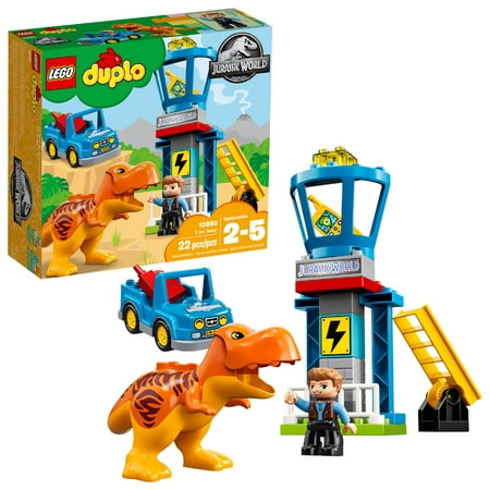 LEGO DUPLO Jurassic World T. Rex Tower 10880 (22 (Best Building Blocks For 5 Year Old)