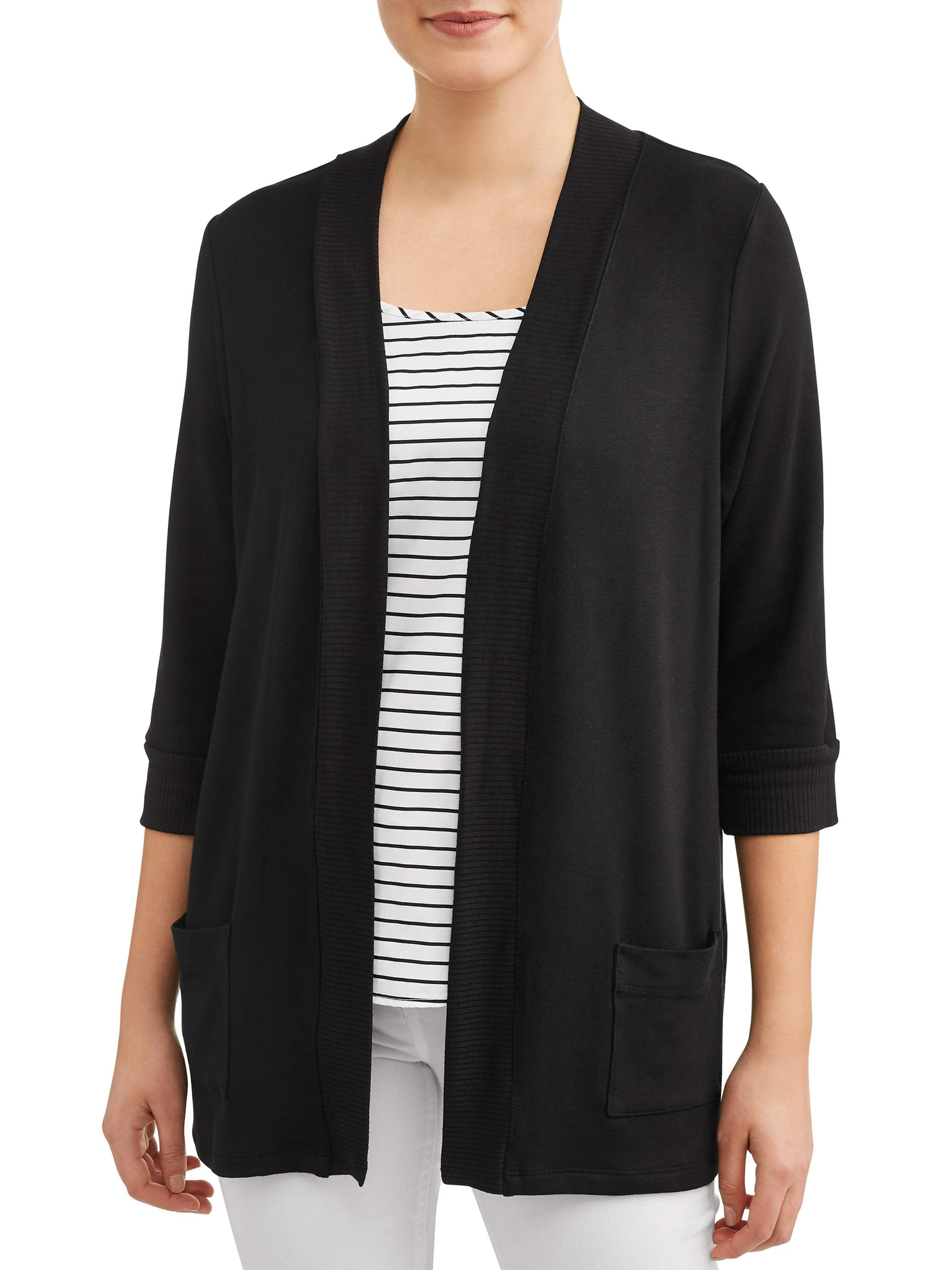 open front cardigan walmart