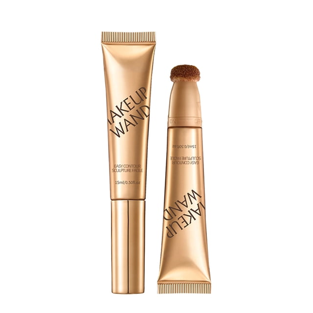 2 Pack Liquid Wand for Women Baked Foundation Cheek Stain Gel – Effortless Application and Spouse Makeup Products Long-Lasting for All Skin Highlighter Makeup Nature's Highlight Types Lightweight