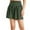 Green, variant on Plus Size Wide-Leg Shorts - 200lb Capacity Stretchy Summer Skort Pants (Elastic Waist | Skirt-Like Design) | Yubnlvae (Black | 6XL)