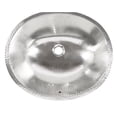 thumbnail image 4 of Sinkology Pavlov Metal Oval Undermount Bathroom Sink with Overflow, 4 of 5