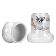 thumbnail image 2 of French Bulldog Black White Bone Shaped Treat Jar, 2 of 4