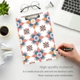 thumbnail image 3 of FORMRS Acrylic Clipboard with Low Profile Clip Standard A4 Letter Size, 12.5" x 9", Blue Abstract Pattern, 3 of 8