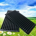 thumbnail image 1 of Flmtop 5 Pcs Plateau de Plantes Réutilisable Forte Absorption d'Eau Pots de Pépinière en Plastique pour Jardin, 1 of 9