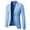Light Blue, variant on LOVZFMLL Suit Jackets for Men Notched Collar Single Breasted Dressy Blazer Jackets Business Work Formal Suit Jackets with Pockets