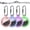 4-Pack Set 1, variant on SENHAWK 4 Pack Waterproof Transparent Jelly AirTag Keychain Case, Soft TPU 360° Scratch Resistant Tracker Holders with Screw Carabiners, Compatible with Apple AirTag for Keys, Luggage & Pet Collars