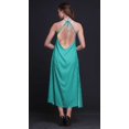 thumbnail image 4 of Bimba Oiseau Causal Long Dos Nu Licol Robe Femmes Imprimé BeachDress-XX-Large, 4 of 6