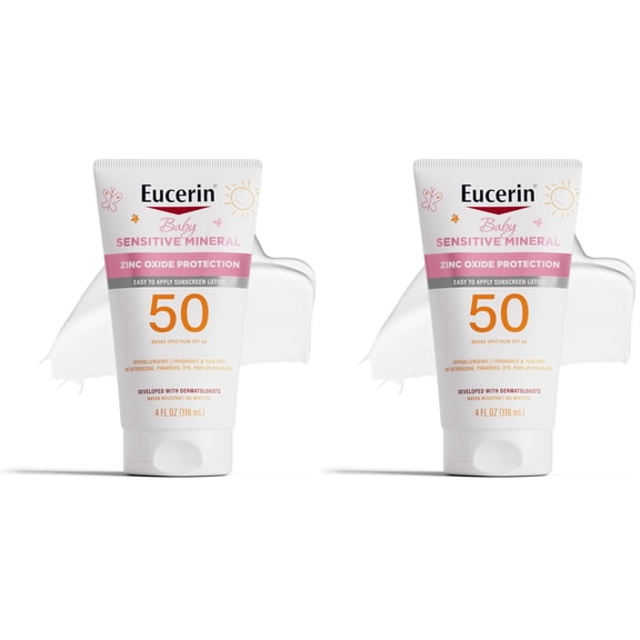 Loción de protección solar Eucerin Sun Sensitive Mineral SPF 50 120 ml