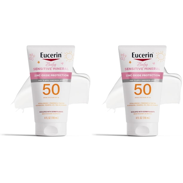 Loción de protección solar Eucerin Sun Sensitive Mineral SPF 50 120 ml