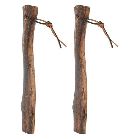 2Pcs Axe Replacement Handle Axe Grip Wooden Axe Grip Wood Handle Replacement Wood Axe Grip