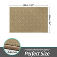 thumbnail image 6 of Floor Hug Doormat Indoor 24"x36", Front Door Mat Non-Slip for Entrance, Absorbent Resist Dirt Door Rug for Inside, Low-Profile Welcome Mat, Entryway Rug Floor Mats Machine Washable, Beige, 6 of 8