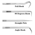 thumbnail image 5 of AKEGAMN Clearance! Lock Pick Set Stainless Lock Padlock Set Clock Locks Picking Set For Gate School Gym Locker Fence Toolbox Hasp Storage While many locks that can be combed have different pin spaci, 5 of 5