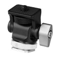 thumbnail image 2 of BELOVING Mini Ball Head Strong Load Bearing 180 degree  degree Rotating Cold Shoe Adapter Bottom, 2 of 10