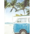 thumbnail image 2 of Allen, Kimberly 25x32 Gold Ornate Wood Framed with Double Matting Museum Art Print Titled - Beach Van, 2 of 4