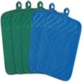thumbnail image 1 of HAOAN 5Pcs Pot Holders for Kitchen Heat Resistant Pink Cotton Potholder Multipurpose Hot Pads Machine Washable Oven Mitt with Hanging Loop Pocket Potholder for Daily Baking Cooking Grilli, 1 of 6