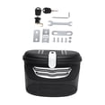 thumbnail image 1 of LOVIVER Bike Basket with Lock Basket for Biking Mountain Road Riding Black White S, 1 of 8