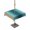 Teal Blue Khaki, variant on Outdoor Tablecloths with Umbrella Hole & Zipper, Dark Red Grey Black Ombre Round Tablecloths 60 Inch, Farmhouse Gradient Minimalist Waterproof Table Cloth, Patio/Pool/Picnic Table Covers