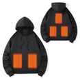 thumbnail image 4 of potrochi Heated Hoodies Unisex, Heated Sweatshirt Pullover Hoodie Men Women,USB Electric Heated Jacket, Thick Warm Hooded Long Sleeve Casual Tops Heating Coat, 4 of 8