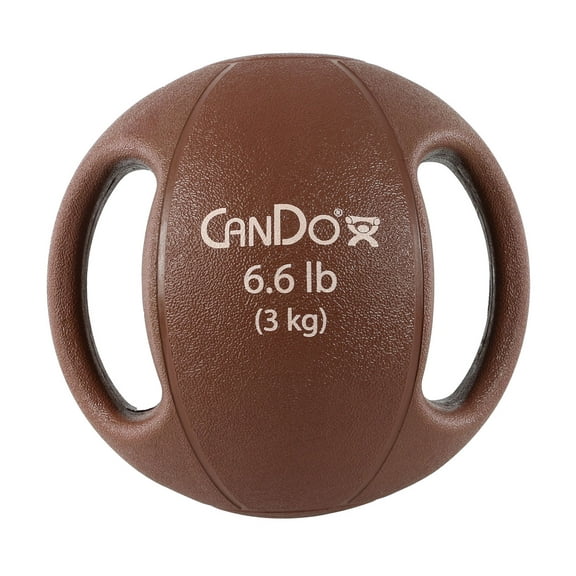 CanDo Molded Two-Handle Medicine Ball