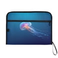 thumbnail image 7 of Expandable Folder with Colored Tabs, Desktop Folding Folder for Organizing Files by Category, with 13 Pockets, Suitable for Office Use Colorful Jellyfish, 7 of 7