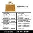 thumbnail image 2 of Colorado State Silhouette Wood Mini Charms Shapes DIY Craft Jewelry - With Hole - 16mm (22pcs), 2 of 7