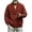 Red, variant on Mens Shawl Collar Double Breasted Knit Cardigan Long Sleeve Casual Sweater with Pockets