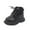 C151/Black, variant on XIYON Boots For Girls Stylish Girls Short Boots For Fall Winter For Kids With Soft Soles For Outdoor Activities And Everyday Wear 12-18 Months