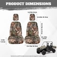 thumbnail image 7 of XYZCANDO Brown Camo Forests UTV Seat Covers Nonslip Rhino 700 Seats Covers with Headrest Covers Comfort UTV Waterproof Seat Cover Easy Installation for Rhino 450 660 700, 7 of 7