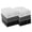 White, Grey, Black, variant on HEIRLOOM COMFORT 12 Pack Multi Color Waffle Weave Kitchen Towels, 16x26 Inch, 100% Cotton, Super Absorbent, Quick Dry, Hand Towels for Drying Dishes, Cleaning, Durable - White, Grey, Black