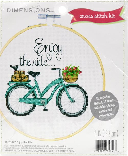 Simplicity Enjoy the Ride Cross Stitch Kit